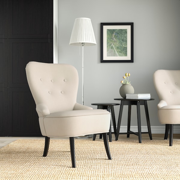IKEA REMSTA armchair Hakebo Beige, Ikea Ireland | 6035QSWJC