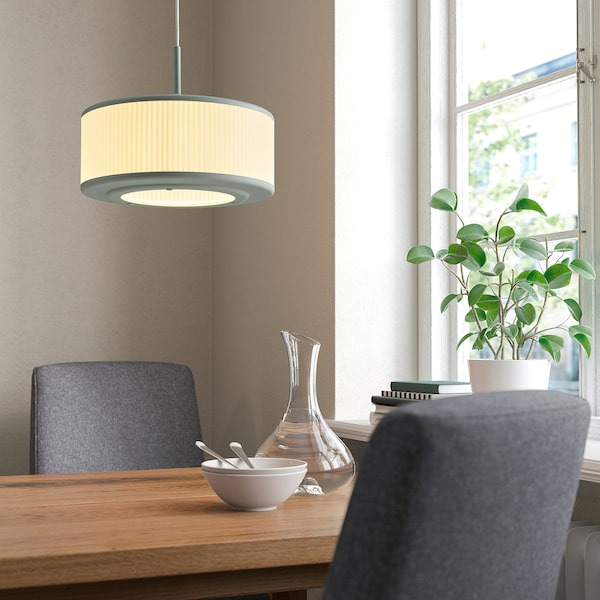 IKEA REMTÅNG pendant lamp, gray-green, 15 in, Ikea Ireland | 8714ZMSWX
