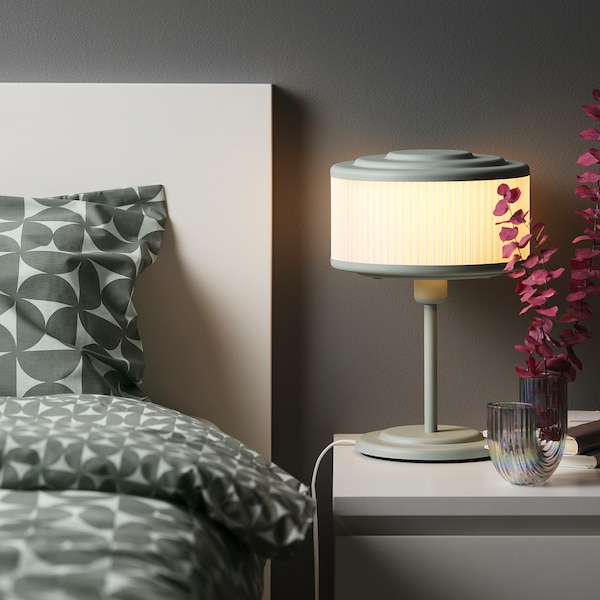 IKEA REMTÅNG table lamp, gray-green, 15 in, Ikea Ireland | 1634IOXQV