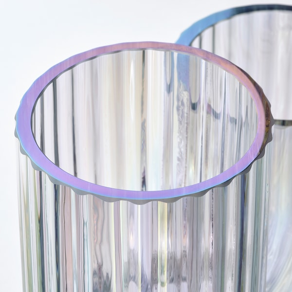 IKEA RÄFFELBJÖRK vase, mother-of-pearl color, 7 ¾ in, Ikea Ireland | 0687WNHJM