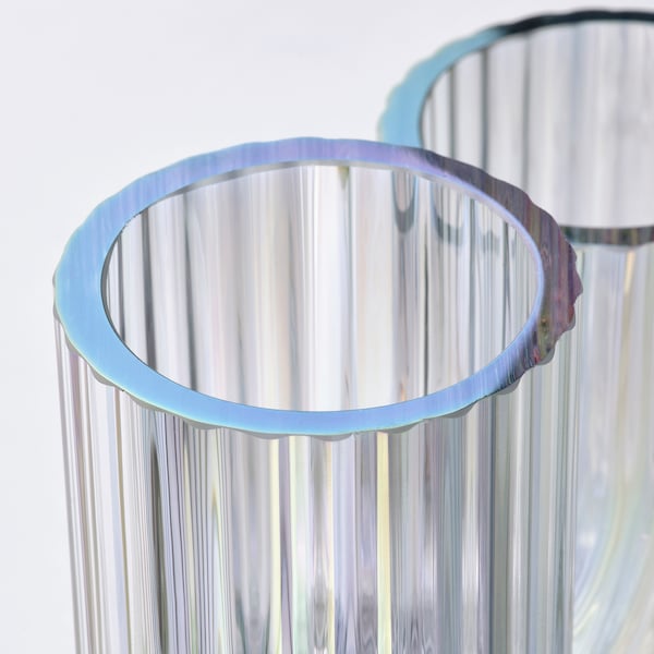 IKEA RÄFFELBJÖRK vase, mother-of-pearl color, 4 ¾ in, Ikea Ireland | 3825AGJEN