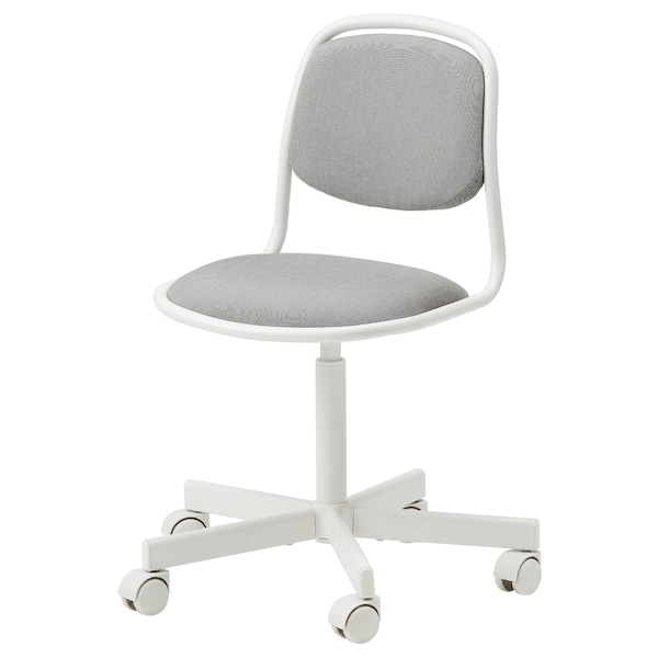 IKEA ÖRFJÄLL child\'s desk chair White / Vissle Light Gray, Ikea Ireland | 8079LHAKM