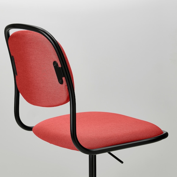 IKEA ÖRFJÄLL swivel chair Black / Vissle Red, Ikea Ireland | 3869PJYGW