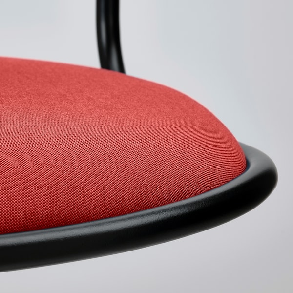IKEA ÖRFJÄLL swivel chair Black / Vissle Red, Ikea Ireland | 3869PJYGW
