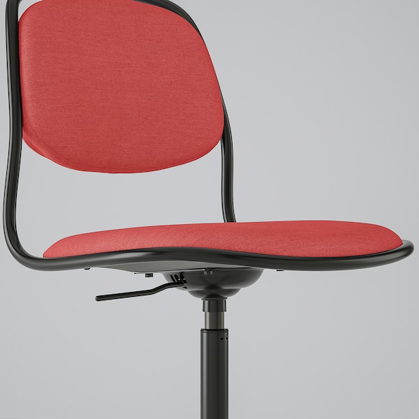 IKEA ÖRFJÄLL swivel chair Black / Vissle Red, Ikea Ireland | 3869PJYGW