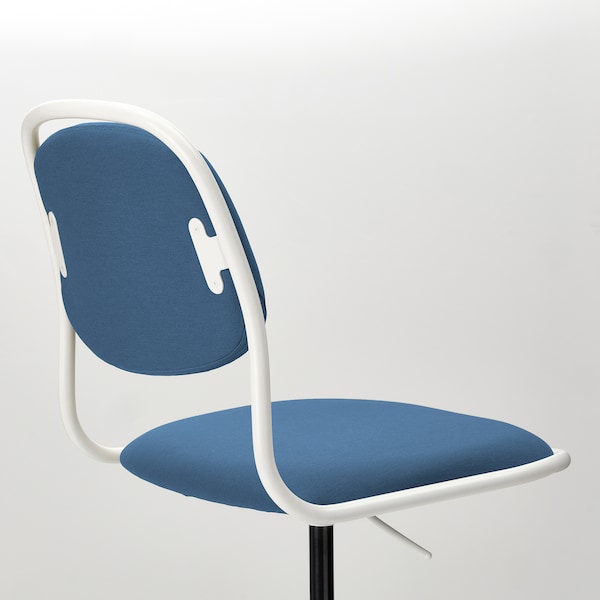 IKEA ÖRFJÄLL swivel chair White / Vissle Dark Blue, Ikea Ireland | 9235BGLKW