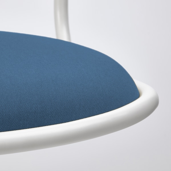 IKEA ÖRFJÄLL swivel chair White / Vissle Dark Blue, Ikea Ireland | 9235BGLKW