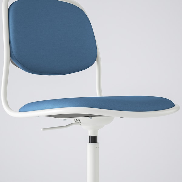 IKEA ÖRFJÄLL swivel chair White / Vissle Dark Blue, Ikea Ireland | 9235BGLKW