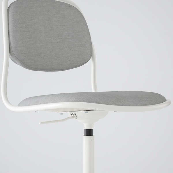 IKEA ÖRFJÄLL swivel chair White / Vissle Light Gray, Ikea Ireland | 3268CIXHJ