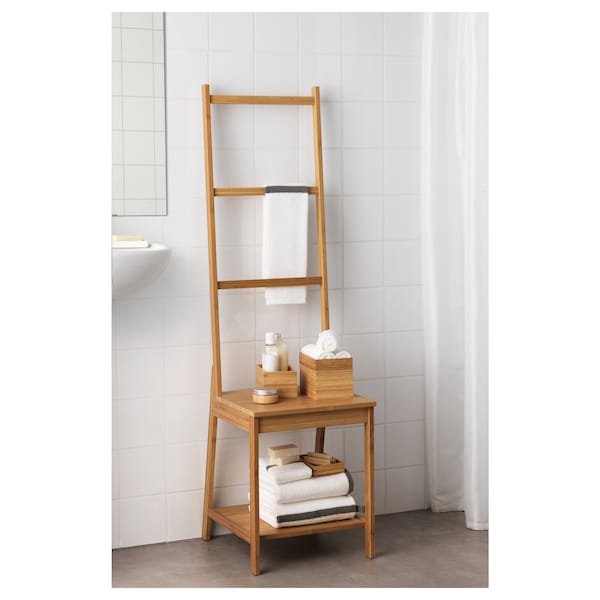 IKEA RÅGRUND chair with towel rack, bamboo, Ikea Ireland | 1324RTLIC