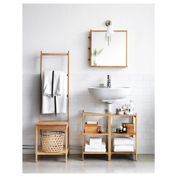 IKEA RÅGRUND chair with towel rack, bamboo, Ikea Ireland | 1324RTLIC