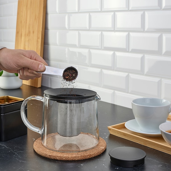 IKEA RIKLIG teapot, glass, 1.6 qt, Ikea Ireland | 8041TNLJM