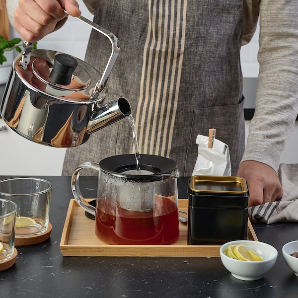 IKEA RIKLIG teapot, glass, 1.6 qt, Ikea Ireland | 8041TNLJM