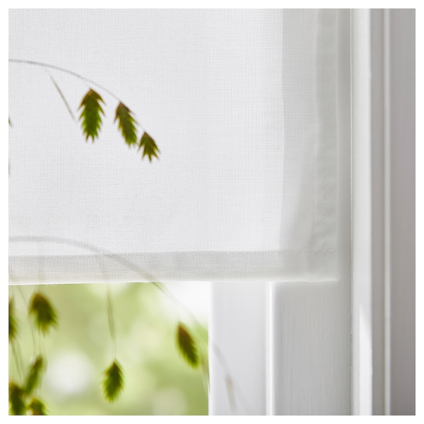 IKEA RINGBLOMMA Roman blind, white, 36x63 in, Ikea Ireland | 0637OSNTL