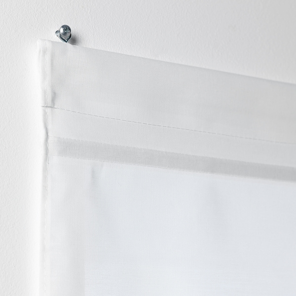 IKEA RINGBLOMMA Roman blind, white, 36x63 in, Ikea Ireland | 0637OSNTL