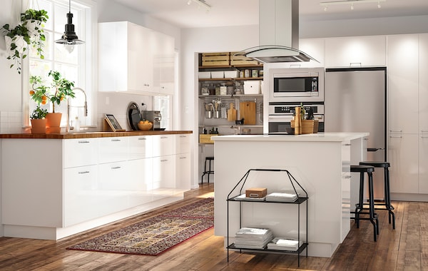 IKEA RINGHULT drawer front, high gloss white, 18x5 in, Ikea Ireland | 4390YMZOB