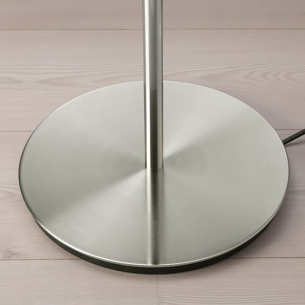 IKEA RINGSTA / SKAFTET floor lamp, white/nickel plated, Ikea Ireland | 2845CAPHT