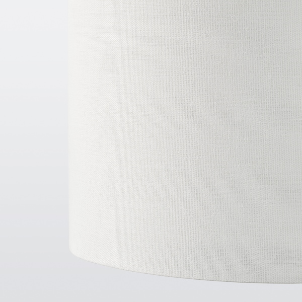 IKEA RINGSTA / SKAFTET floor lamp with LED bulb, white/nickel plated, Ikea Ireland | 1685CDJSR