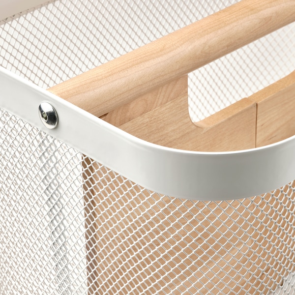 IKEA RISATORP basket with compartments, white, 13x9 ½x9 in, Ikea Ireland | 1735NPECV