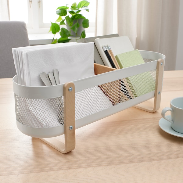 IKEA RISATORP desk organizer, white, 19 ¾x6 ¼x6 ¾ in, Ikea Ireland | 1604LTNRJ