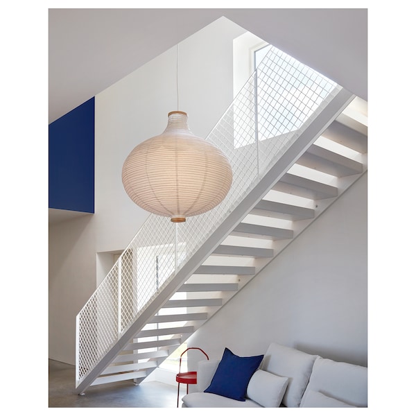 IKEA RISBYN Pendant lamp shade, onion shape, white, 22 in, Ikea Ireland | 0318CWZXT