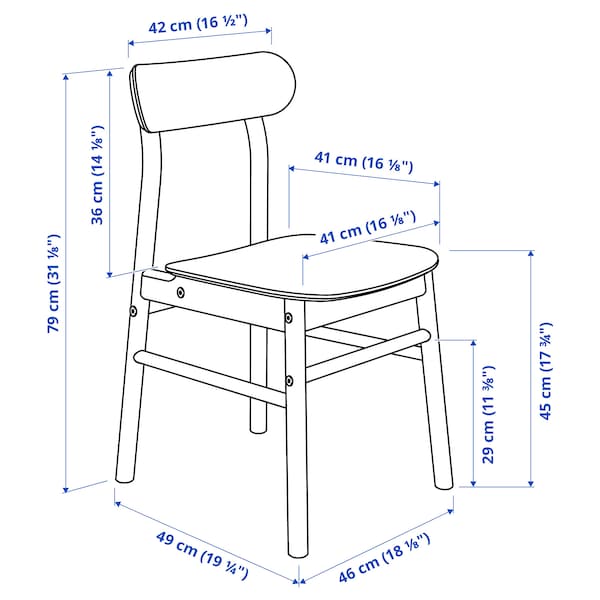 IKEA RÖNNINGE Chair, birch, Ikea Ireland | 8610ICAWK