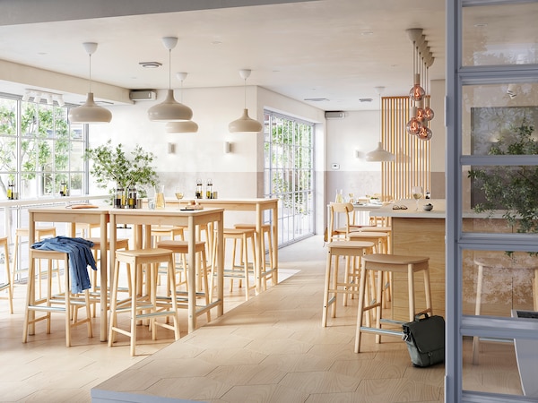IKEA RÖNNINGE bar table, birch, 29 1/2x29 1/2 in, Ikea Ireland | 1309RAQHP