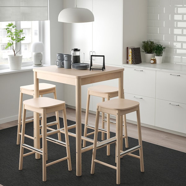 IKEA RÖNNINGE bar table, birch, 29 1/2x29 1/2 in, Ikea Ireland | 1309RAQHP