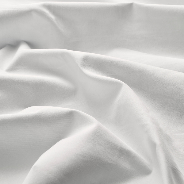 IKEA RÖNNVECKMAL fitted sheet, King White, Ikea Ireland | 7915RTZNG