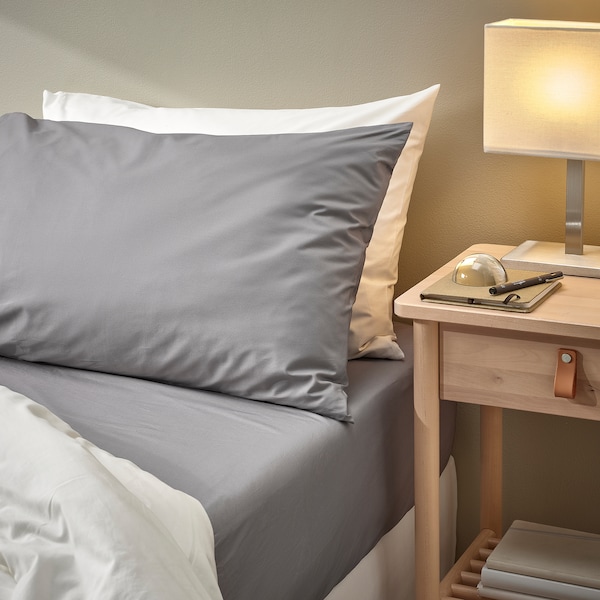 IKEA RÖNNVECKMAL pillowcase, King Gray, Ikea Ireland | 7531MXDIG