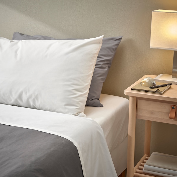 IKEA RÖNNVECKMAL sheet set, Twin White, Ikea Ireland | 0725QXCTE