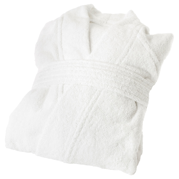 IKEA ROCKÅN bathrobe, L/XL White, Ikea Ireland | 6042VRTAG