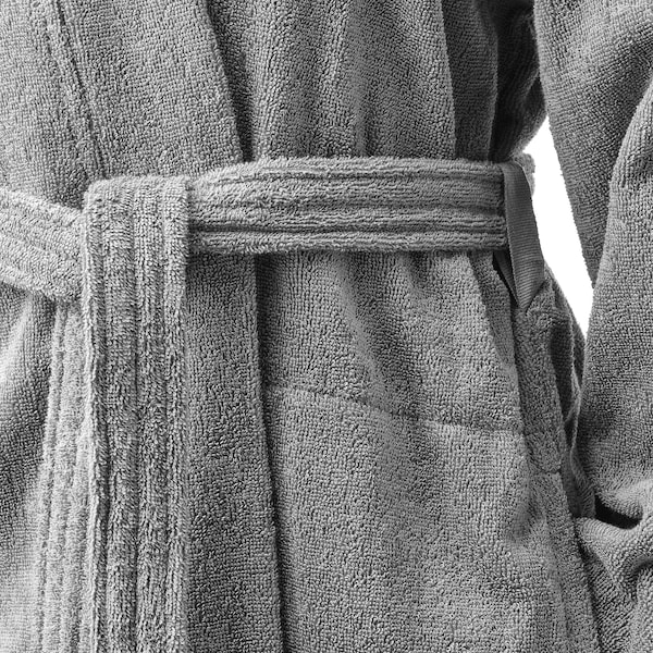 IKEA ROCKÅN bathrobe, S/M Gray, Ikea Ireland | 3752RNALX