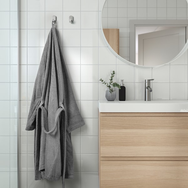 IKEA ROCKÅN bathrobe, S/M Gray, Ikea Ireland | 3752RNALX