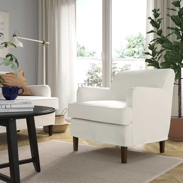 IKEA ROCKSJÖN armchair Blekinge White, Ikea Ireland | 6958JCQEM