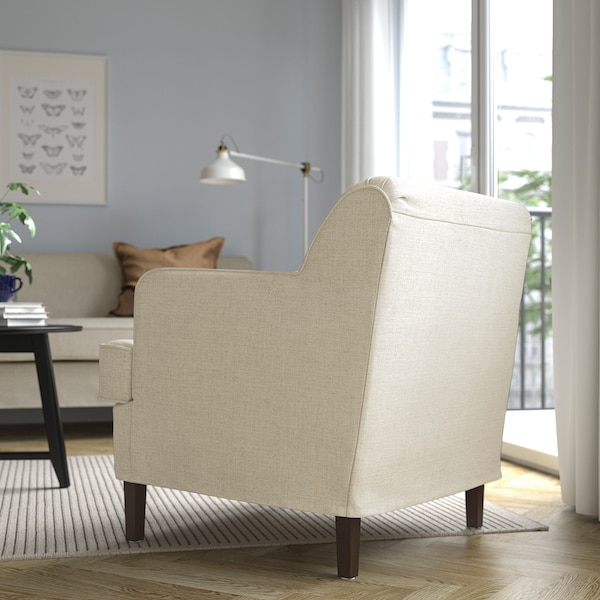 IKEA ROCKSJÖN armchair Kilanda Light Beige, Ikea Ireland | 9802ZAEUY