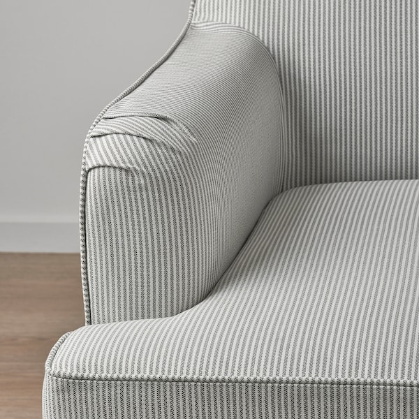 IKEA ROCKSJÖN armchair Klovsta Gray / White, Ikea Ireland | 7015GEBJZ