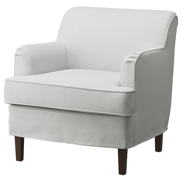 IKEA ROCKSJÖN cover for armchair Klovsta Gray / White, Ikea Ireland | 8617YUOMS