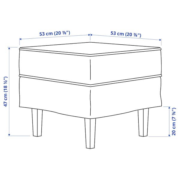 IKEA ROCKSJÖN ottoman Kilanda Light Beige, Ikea Ireland | 8912ZUAYQ