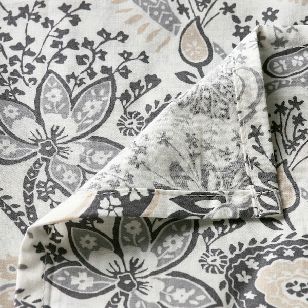 IKEA RODGERSIA sheet set, Twin Gray / White, Ikea Ireland | 6819RFITD