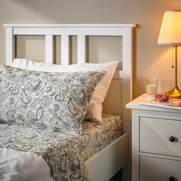 IKEA RODGERSIA sheet set, Twin Gray / White, Ikea Ireland | 6819RFITD