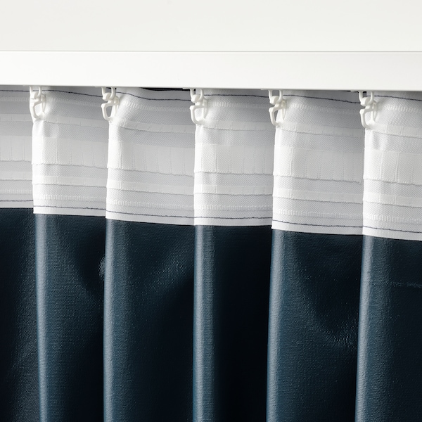 IKEA ROSENMANDEL room darkening curtains, 1 pair, 53x84 in Dark Blue, Ikea Ireland | 6279YMUJI