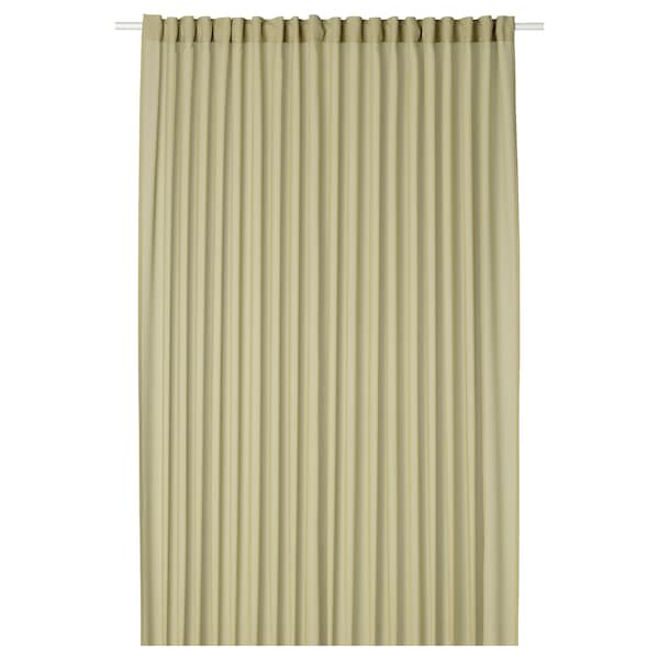 IKEA ROSENROBINIA sheer curtain, 1 piece, 118x98 in Light Olive / Green, Ikea Ireland | 7950WPTMU