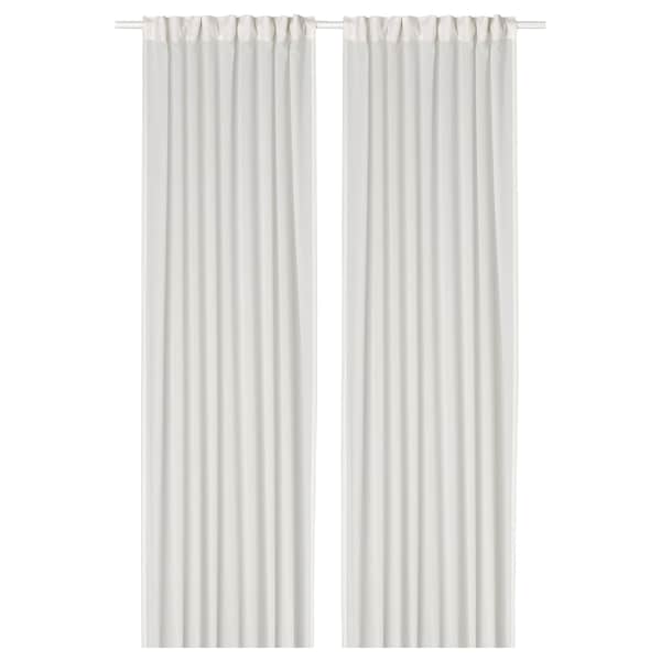 IKEA ROSENROBINIA sheer curtains, 1 pair, 57x98 in White, Ikea Ireland | 2485MCWFH