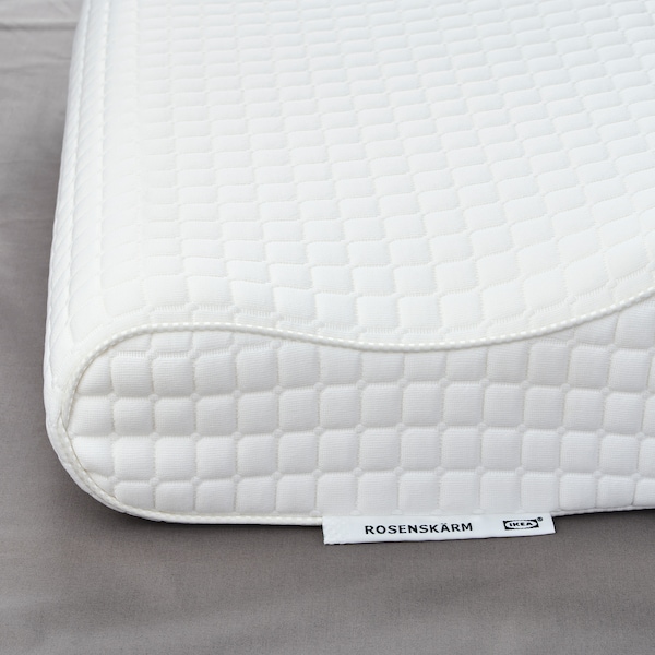 IKEA ROSENSKÄRM ergonomic pillow, side/back sleeper, 13x20 in, Ikea Ireland | 4378TENYS
