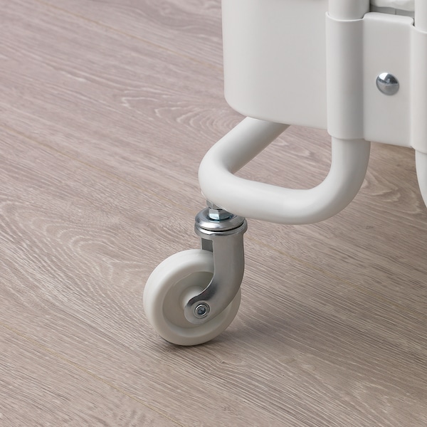 IKEA RÅSHULT utility cart, 11x15x25 5/8 in White, Ikea Ireland | 4725PLXOY