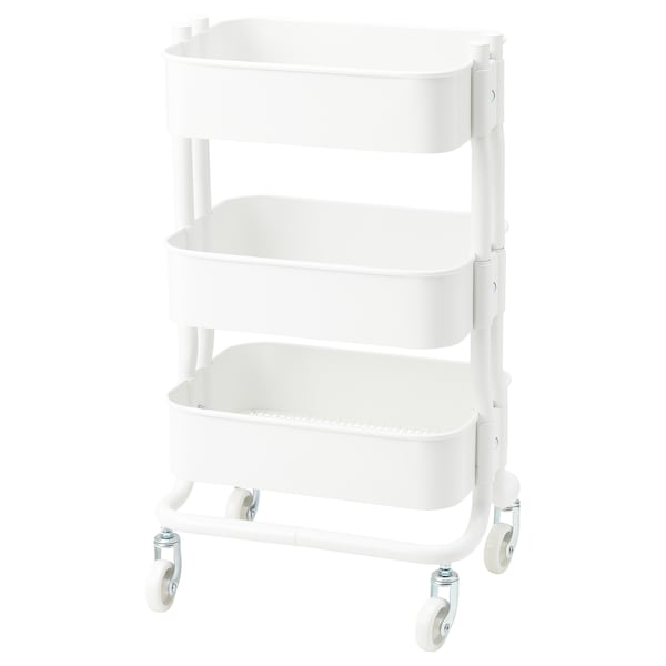 IKEA RÅSHULT utility cart, 11x15x25 5/8 in White, Ikea Ireland | 4725PLXOY