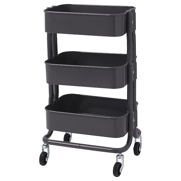 IKEA RÅSHULT utility cart, 11x15x25 5/8 in Gray, Ikea Ireland | 6530DIMYF