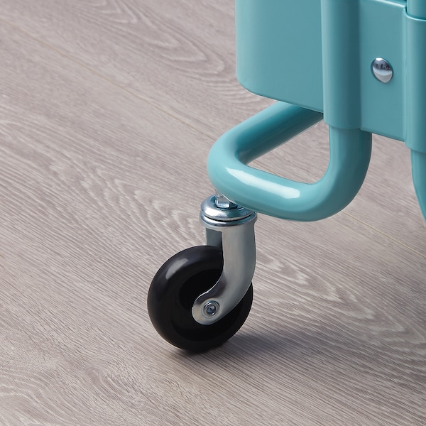 IKEA RÅSHULT utility cart, 11x15x25 5/8 in Turquoise, Ikea Ireland | 8920LKPMT