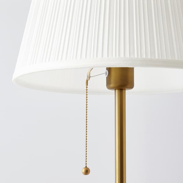 IKEA ÅRSTID floor lamp Brass / White, Ikea Ireland | 4370RUCLS
